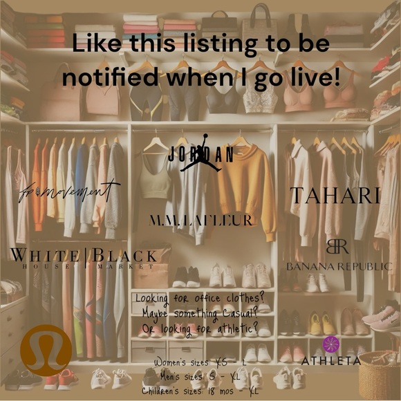 Other - Like this listing to be notified when I go live!